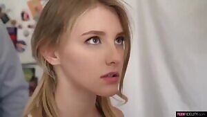 She shyly asked me if she could practice giving head.