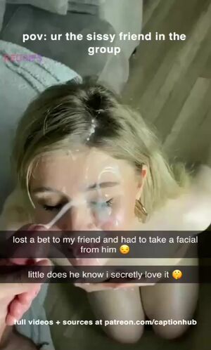 Lost Bet Captions Caption Cumshot Facial