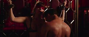 Dakota Johnson tied up in fifty shades freed