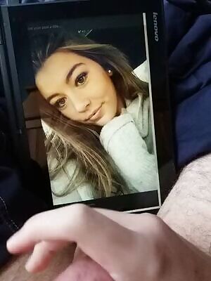 Jerking over a hot girl