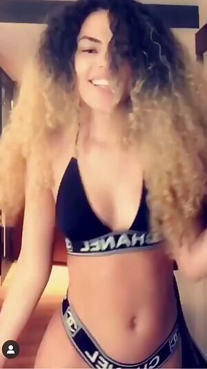 When she turns around