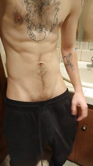 Getting in the shower