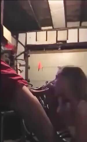 Banging neighbor chick in the garage