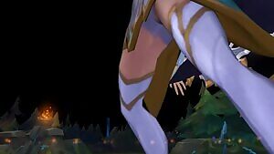 Divine Sword Irelia upskirt