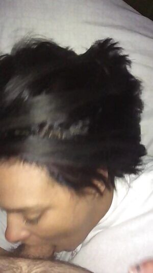 Lightskin Babe Gags On White Cock