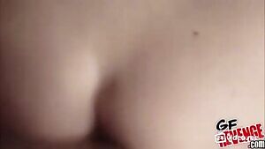 Sensual Jane gets a huge cumshot on her back