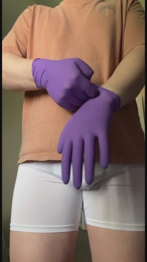 Medical Gloves Fetish Masturbating
