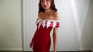 Gorgeous milf with amazing ass sucks my cock and finishes it on her face