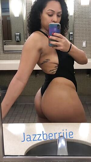 Jazzy putting in the work to become slim thick