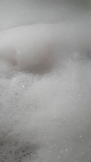 Guess who's in the bath!