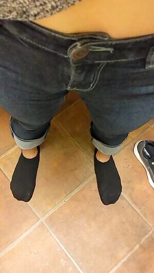 Soooo much camel toe, but the seam hits the spot.