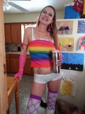 Braless Big Tits Blonde Cum Demon