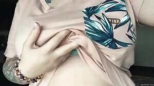 MILF titties in actions