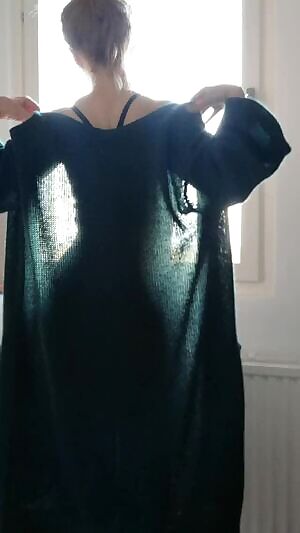 aimed for a sexy strip, but hungover kicked in.