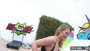 Mia Malkova bouncing her sweet ass while she gets some good anal