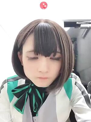 Japanese Izu From Kamen Rider Cosplayer Drooling Ahegao