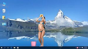 Mary Rock - Sexy Bikini Girl Striptease