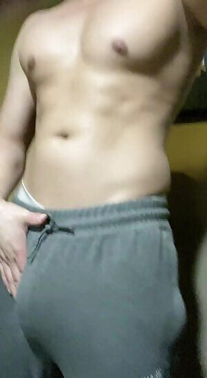 Post workout about to tan