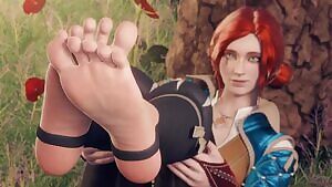 Triss footsies
