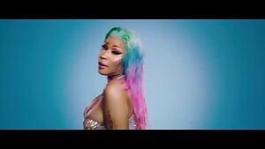 I want Nicki Minaj to bend over so I can tit fuck her and cum down her dress