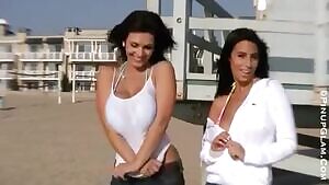 Jaime Hammer definitely feels outclassed by Denise Milani