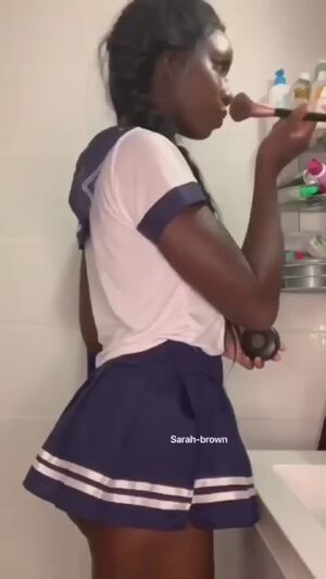 Ebony Backshots Ass Cosplay Costume Pussy