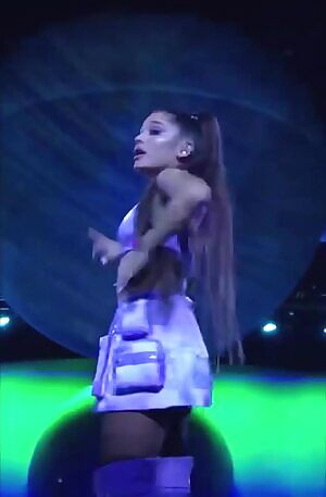 You can tell she's teasing because of the look in the camera in the beginning