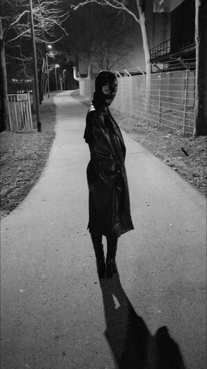 Masked Fansly Latex Leather Public