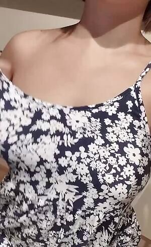 Meant to be working on my maths assignments. Me + a dress + no underwear = distraction 🤓