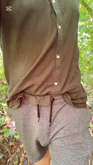 Freeballing Big Dick Public Voyeur