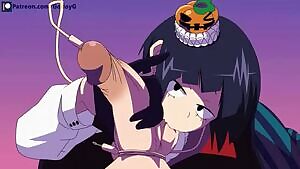 Kyoka's little handjob