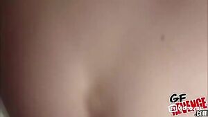 Sensual Jane gets a huge cumshot on her back