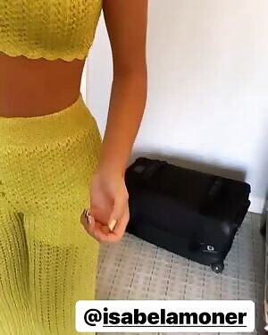 Isabela Moner washing her mouth out after her gloryhole adventure