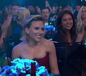 Scarlett Johansson looking hot and satisfied knowing every dick in the room is throbbing just for her