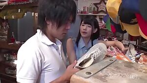 Shirosaki Aoi - Fucking a cute store employee