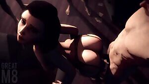 Elizabeth fucked doggystyle