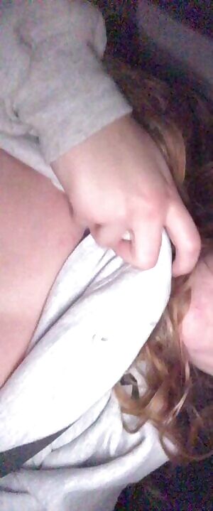 lashing my tits in the parking lot