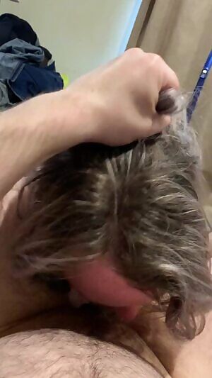 trainer fucking my dumb face hole