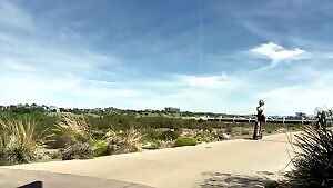 Public Flashing & Masturbation with Annabelle Adams & Lo Valentine!