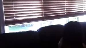 Asian girl enjoying her first white cock