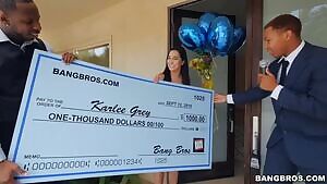 Karlee Grey - Karlee Grey Takes On Two Monsters