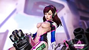 D.va grinding on her mecha