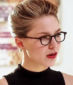 Jealous secretary Melissa Benoist, when she overhears you making weekend plans with your girl...