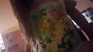 Dancing around the house listening to $uicideboy$ and figured I'd show off what's under my huge shirt