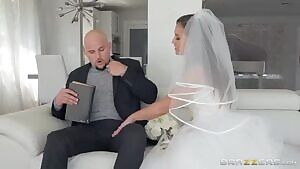 Quickie before her wedding.