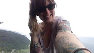 Getting topless with a view