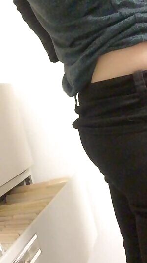 lashing my ass at the file cabinets at work