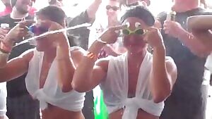 Booze Cruise Wet T-shirt contest