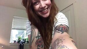 Busting out the big tits