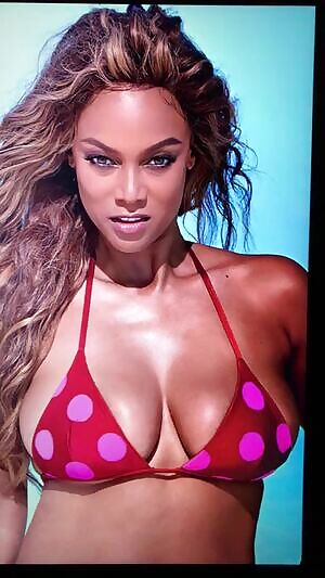 I covered Tyra Banks in my dick juice